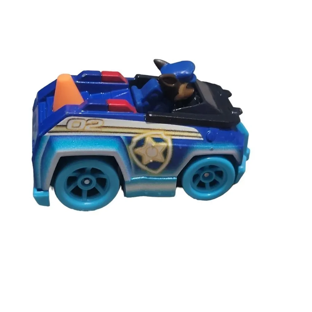 Paw Patrol neon die-cast rescue vehicle set